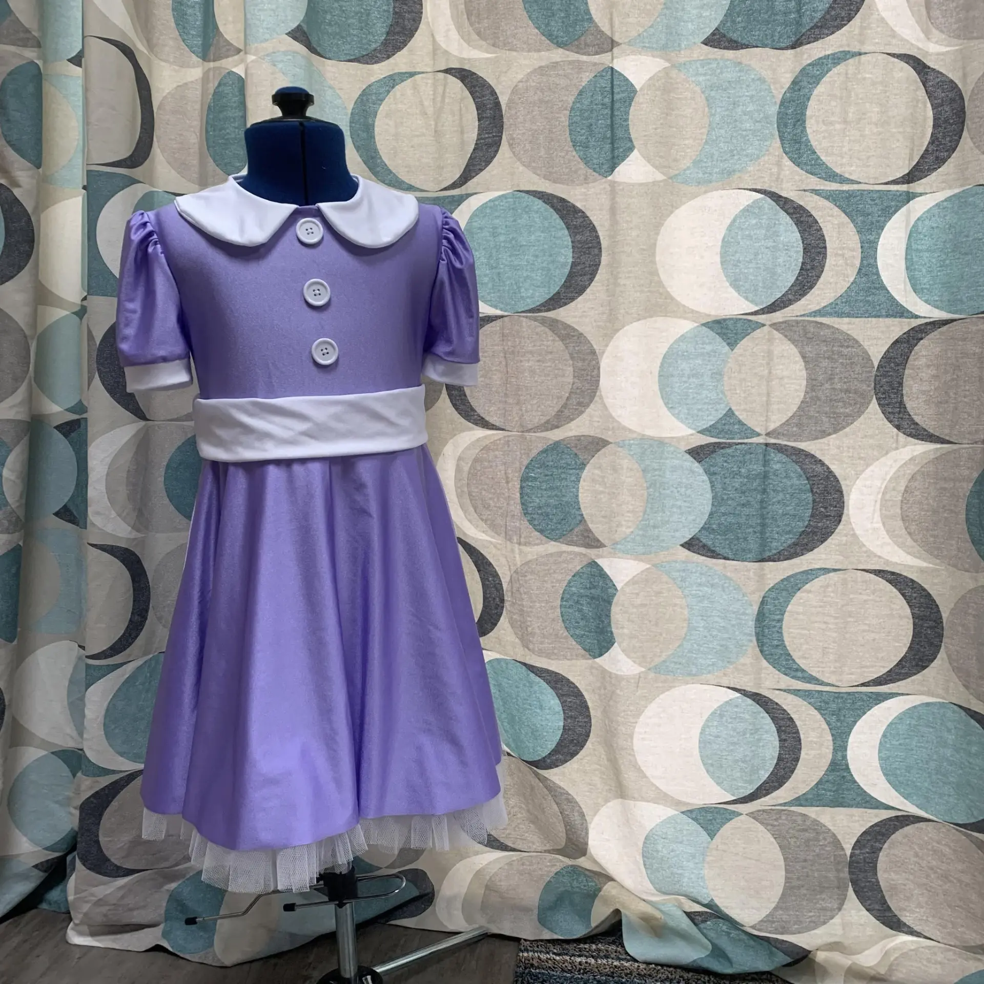 Custom made lilac children's dress
